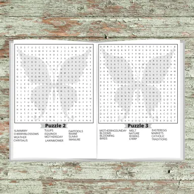 Spring Wordsearch Spring Wordsearch