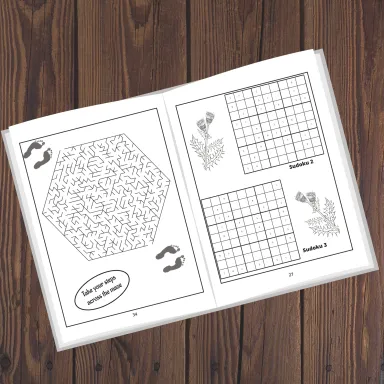 Solve the Maze, Take on the Sudoku challenges. Mazes and Sudoku