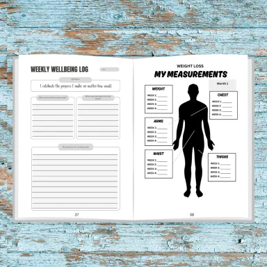 Weekly wellbeing log and My Measurements page